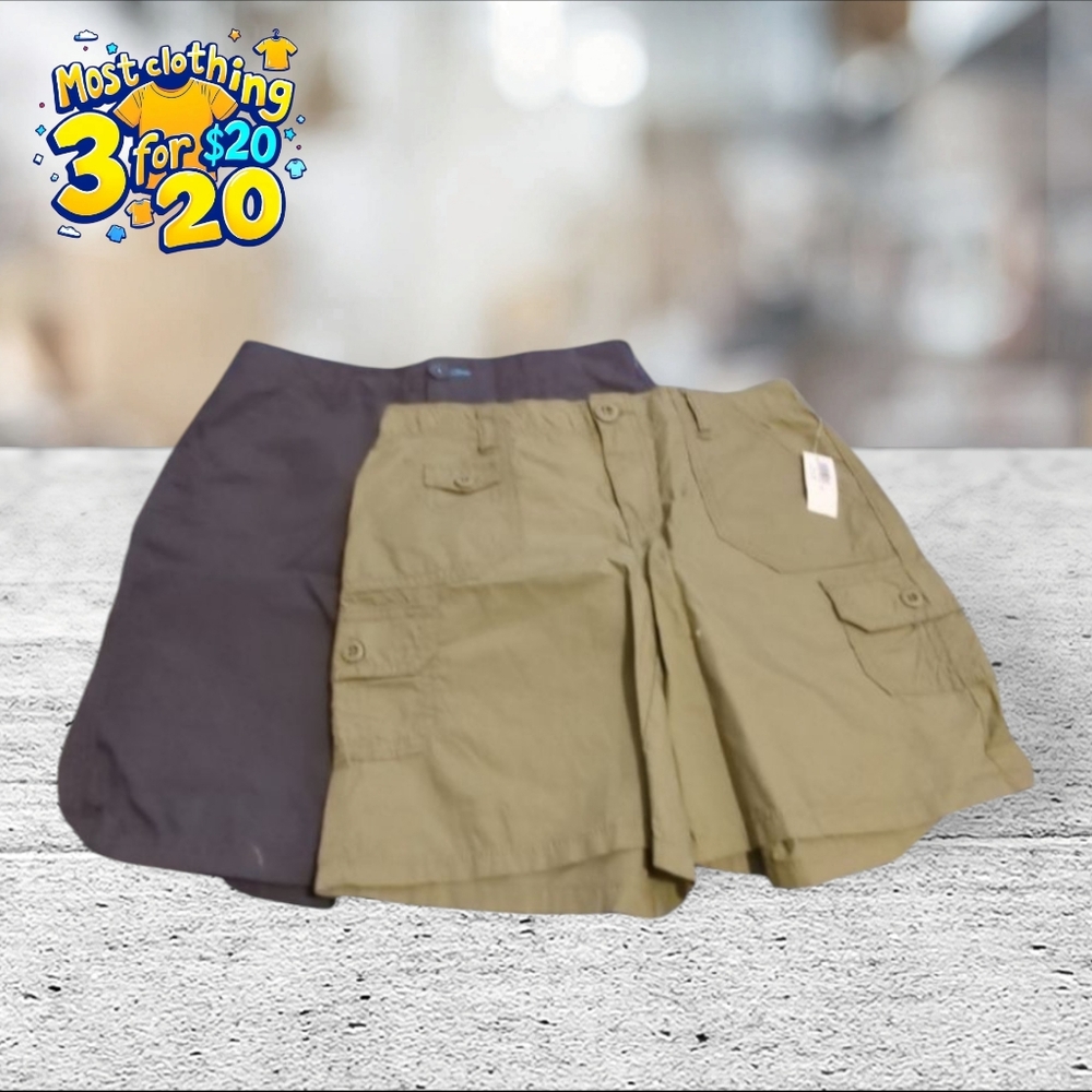 NWT 2 pair kids Old navy kids shorts size 14.